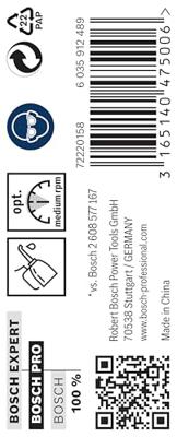Bosch Accessories 2608585495 HSS Metaal-spiraalboor 5.7 mm Gezamenlijke lengte 93 mm Geslepen DIN 338 Cilinderschacht 10 stuk(s) - thumbnail