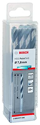 Bosch Accessoires 10X Metaalboor HSS Pointeq 7,8mm - 2608577246 Bosch Accessoires 10X Metaalboor HSS Pointeq 7,8mm - 2608577246