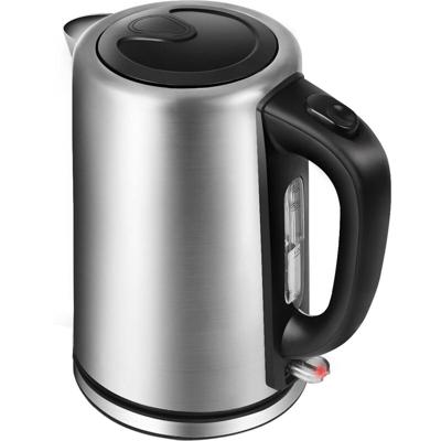 Waterkoker 1.7L 2200W RVS Zwart/Zilver - Stijlvol en Veilig