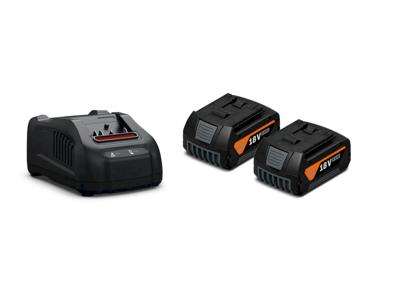 Fein Starterset 2x GBA 18V Accu 5.0Ah AMPShare + Snellader GAL 1880 CV - 92604246010