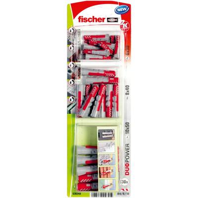 Fischer 536248 DuoPower 6,8,10 K NV Universele pluggen 1 set(s)