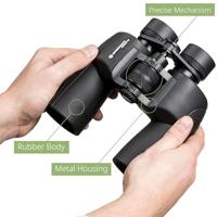 Bresser Optik Verrekijker Corvette 7 x 50 mm Porro Zwart 1460751 - thumbnail