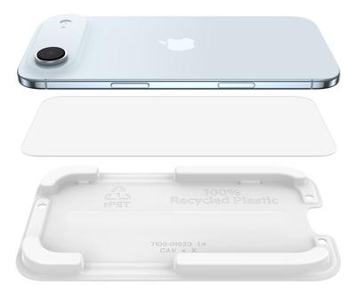 Belkin ScreenForce UltraGlass 2 Screenprotector voor iPhone Air, Krasbestendig, Stoot- en Valbescherming, met Easy Align-Frame voor Bevestiging Zonder Luchtbellen, 9H Gehard Gerecycled Glas