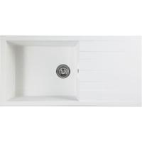 STRADOUR CUBE ingebouwde spoelbak, in SMC WHITE UNI - 17, 1 kom, maat 100 * 50 cm, handmatig afval - thumbnail