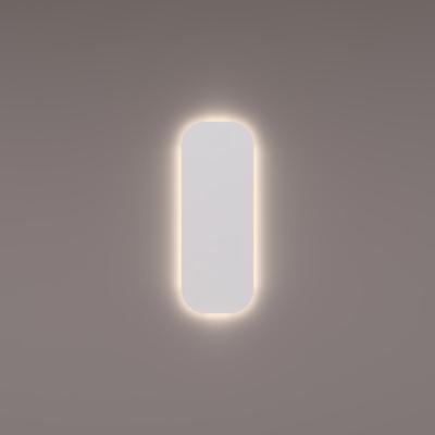 HIPP Design Toiletspiegel met Afgeronde Hoeken - 30 x 80 x 3 cm - Indirecte Warm Witte LED Verlichting - Extern Geschakeld
