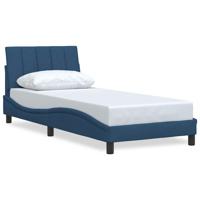 Bedframe zonder matras "Hanko" 90x200 cm stof blauw - thumbnail
