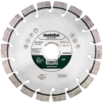 Metabo Accessoires diamant slijpschijf | ø 150x22,23mm | "up" | universal "professional" - 628560000 Metabo Accessoires diamant slijpschijf | ø 150x22,23mm | "up" | universal "professional" - 628560000