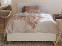 Eenpersoonsbed MODELO 90x200 cm wit - thumbnail