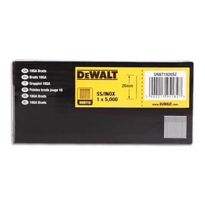DeWALT DNBT1830SZ 18 Gauge RVS Spijkers 1.25x30mm 5000 stuks