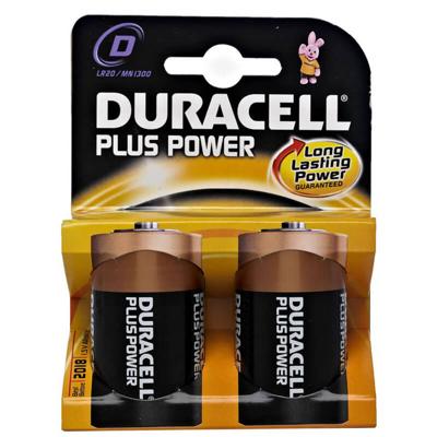 Duracell Plus 100 D Wegwerpbatterij Alkaline Duracell Plus 100 D Wegwerpbatterij Alkaline