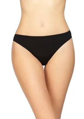 String dames 3490 microfiber - Gladde string - onzichtbaar - Invisible - badstof kruisje - zwart, wit, rood, huidskleur - XL | Dames slip - - XL -