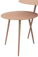 J-Line bijzettafel - ijzer - oud roze - set van 3 - thumbnail