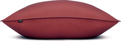 Zohome Kussensloop Satinado - Kussenhoes van 40x80 cm - Set van 2 stuks - 100% Katoen-Satijn - Rood
