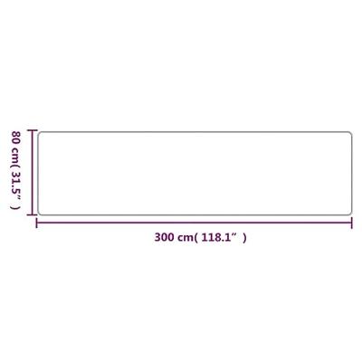 VidaXL Tapijtloper 80x300 cm sisal-look zandkleurig