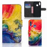 Hoesje Huawei P Smart 2019 Watercolor Dark - thumbnail