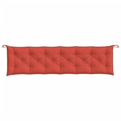 Tuinbankkussens 2 st 200x50x7 cm stof gemleerd rood Tuinbankkussens 2 st 200x50x7 cm stof gemleerd rood