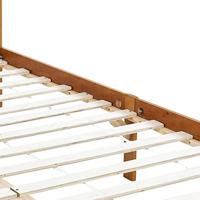 Hemelbedframe massief grenenhout honingbruin 100x200 cm - thumbnail
