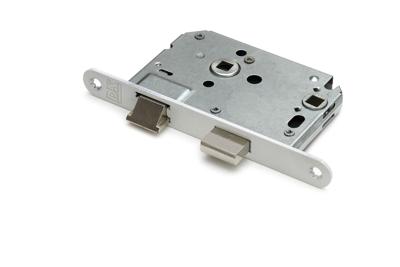 Dulimex Woningbouw toilet-/badkamerslot wit 63/8 mm