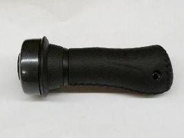 Gazelle Handvat links 100 mm met draaibel - zwart aero leder