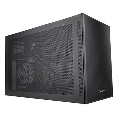 SilverStone sugo 17 mini tower behuizing (zwart | 2x usb-a | 1x usb-c)