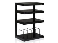 Norstone Esse Hifi Vinyl audio meubel zwart - thumbnail