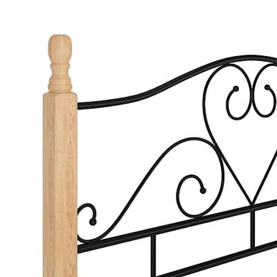 Bedframe metaal zwart 120x200 cm Bedframe metaal zwart 120x200 cm