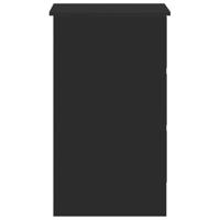 Bureau 90x45x76 cm spaanplaat zwart - thumbnail