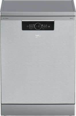 Beko BDFN36641XD Vrijstaande vaatwasser Grijs