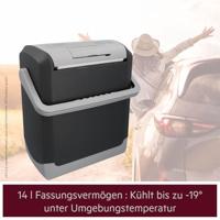 AEG KK 14 Koelbox en verwarmingsbox Thermo-elektrisch 12 V/DC Grijs 14 l Max. 19 °C onder de omgevingstemperatuur - thumbnail
