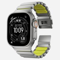 Nomad Stratos Titanium Strap Apple Watch 44mm / 45mm / 46mm / 49mm Naturel/Volt - thumbnail