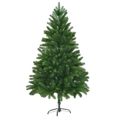 VidaXL Kunstkerstboom met levensechte naalden 210 cm groen