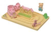 SYLVANISCHE FAMILIES 5320 De Chu-Chu trein en babybeer - thumbnail