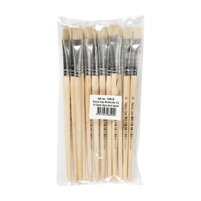 Creativ Company Houten kwasten - nr. 12, korte steel, 12st.