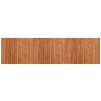 VidaXL Vloerkleed rechthoekig 80x300 cm bamboe bruin - thumbnail