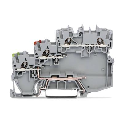 WAGO 2000-5317/101-000 Actuatorenklem 7 mm Spanveer Grijs 50 stuk(s)