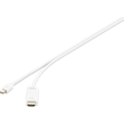 Renkforce RF-3697532 DisplayPort-kabel Mini-displayport / HDMI Adapterkabel Mini DisplayPort-stekker, HDMI-A-stekker 0.50 m Wit Vergulde steekcontacten Renkforce RF-3697532 DisplayPort-kabel Mini-displayport / HDMI Adapterkabel Mini DisplayPort-stekker, HDMI-A-stekker 0.50 m Wit Vergulde steekcontacten