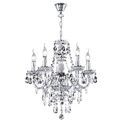 LED Kroonluchter - Trion Lucy - E14 Fitting - 5-lichts - Rond - Mat Chroom - Aluminium LED Kroonluchter - Trion Lucy - E14 Fitting - 5-lichts - Rond - Mat Chroom - Aluminium