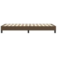 Boxspringframe stof donkerbruin 80x200 cm - thumbnail