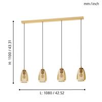 Eglo Eetkamer hanglampAlobrase - 98649 - thumbnail