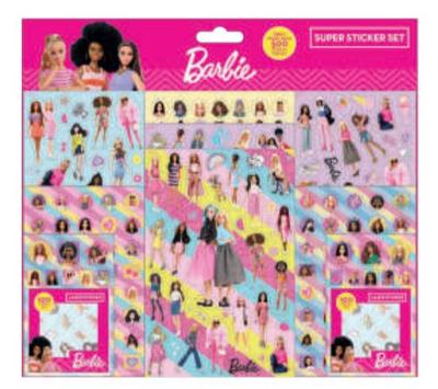 Undercover Super stickerset barbie