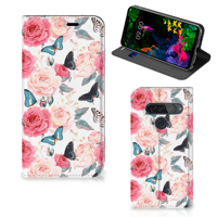 LG G8s Thinq Smart Cover Butterfly Roses - thumbnail