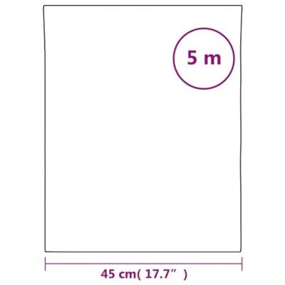 VidaXL Raamfolie statisch matzwart 45x500 cm pvc