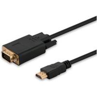 Savio CL-103 video kabel adapter 1,8 m HDMI Type A (Standaard) VGA (D-Sub) Zwart - thumbnail