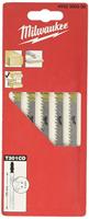 Milwaukee T 301 CD Decoupeerzaagblad voor Precisiesneden in Hout VE=5 - 4932399306 - thumbnail