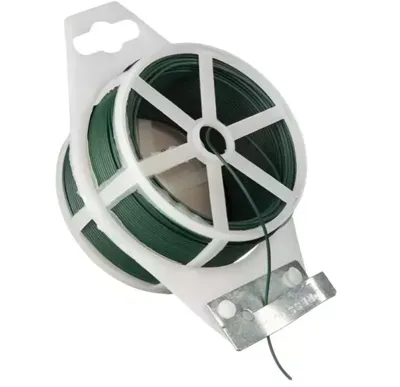 Metaaldraad geplastif. d1.2mm l50m