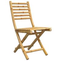 Tuinstoelen 6 st inklapbaar 43x54x88 bamboe - thumbnail