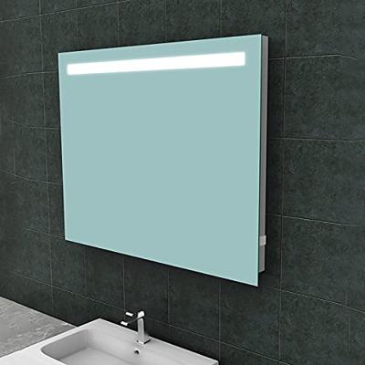 Tigris spiegel rechthoek met LED en stopcontact 140 x 80 cm