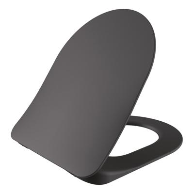 Creavit Wc-Zitting - duroplast - softclose - quick release - Inox Scharnieren - Mat Antraciet KC0903.01.0400E