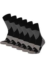 Xtreme Compressiesokken Quarter 6-pack Multi Black-35/38 - thumbnail