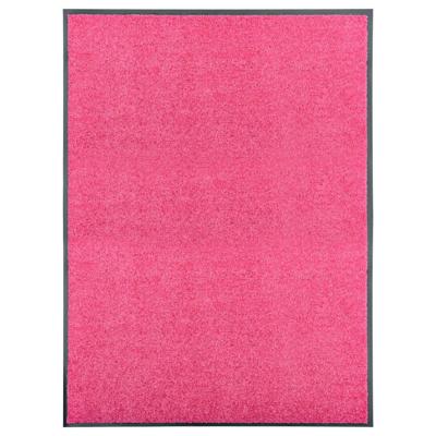 Deurmat wasbaar 90x120 cm roze
